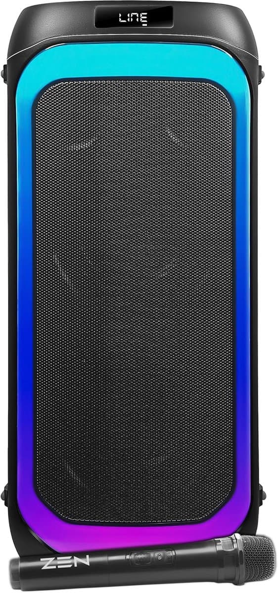 Draagbare Bluetooth Speaker 350W PMPO met FM Radio, TWS en Draadloze Microfoon
