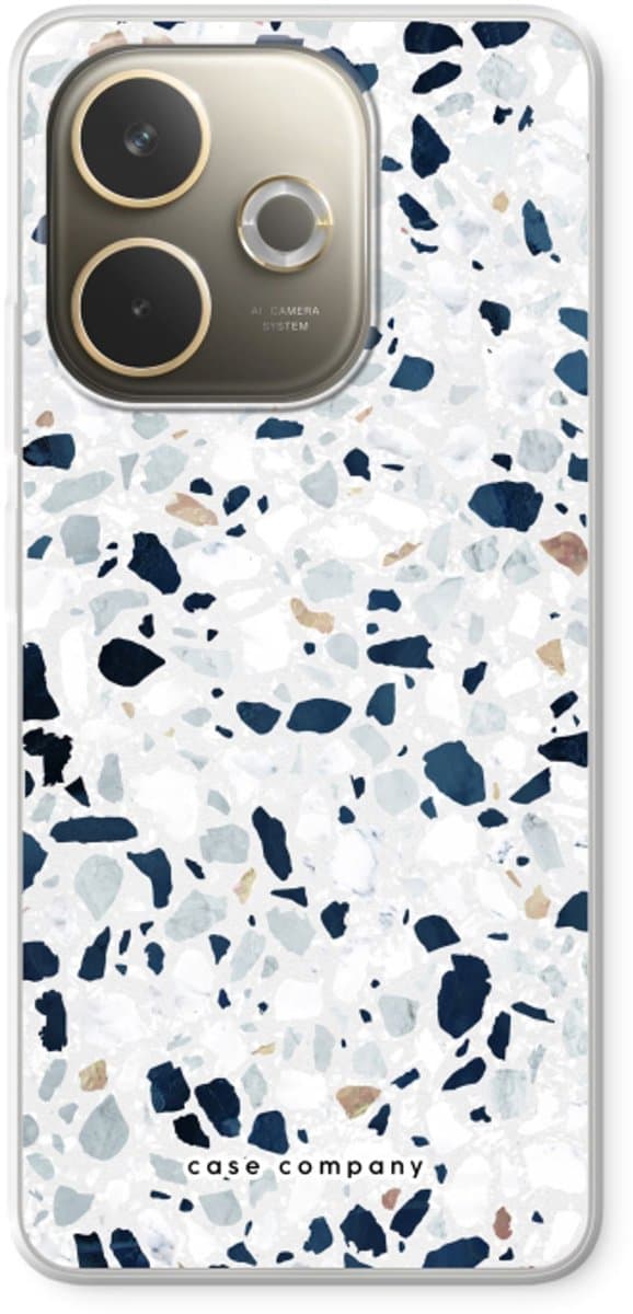 Case Company® - Hoesje geschikt voor Oppo A5 Pro hoesje - Terrazzo N°1 - Soft Cover Telefoonhoesje - Bescherming aan alle Kanten en Schermrand