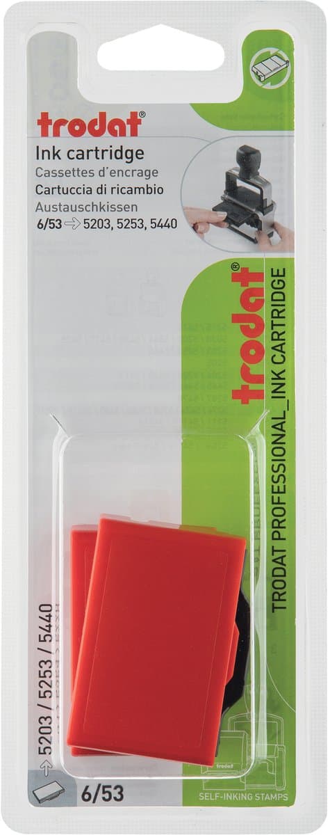 Stempelkussen Trodat Professional 6/53 2 stuks rood