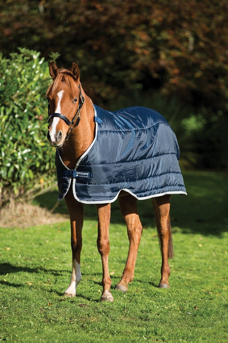 Horseware Onderdeken Horseware Pony Liner 200gr Donkerblauw-zilver - 100/152