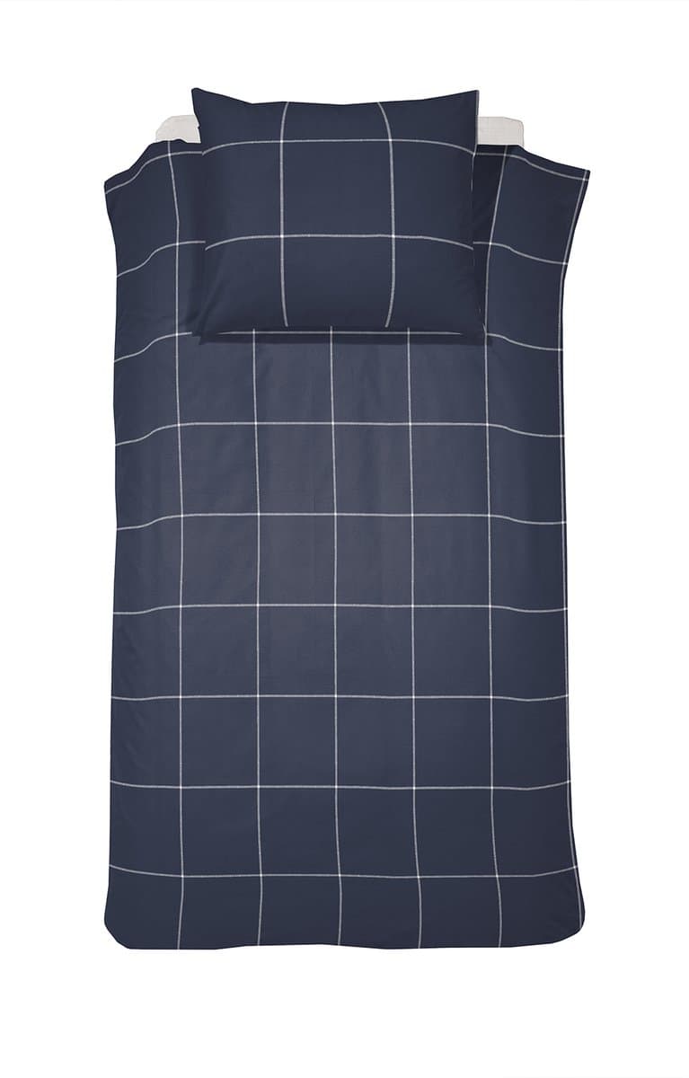 Cinderella Robyn - Dekbedovertrek - Satijn - 140x200/220 cm - Donkerblauw + 1 kussensloop 60x70