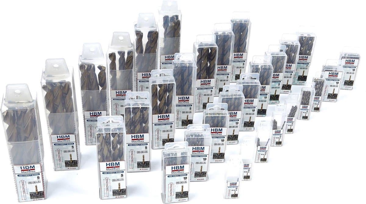 HBM 15.5 mm. Cobalt Boor Verpakt per 5 stuks