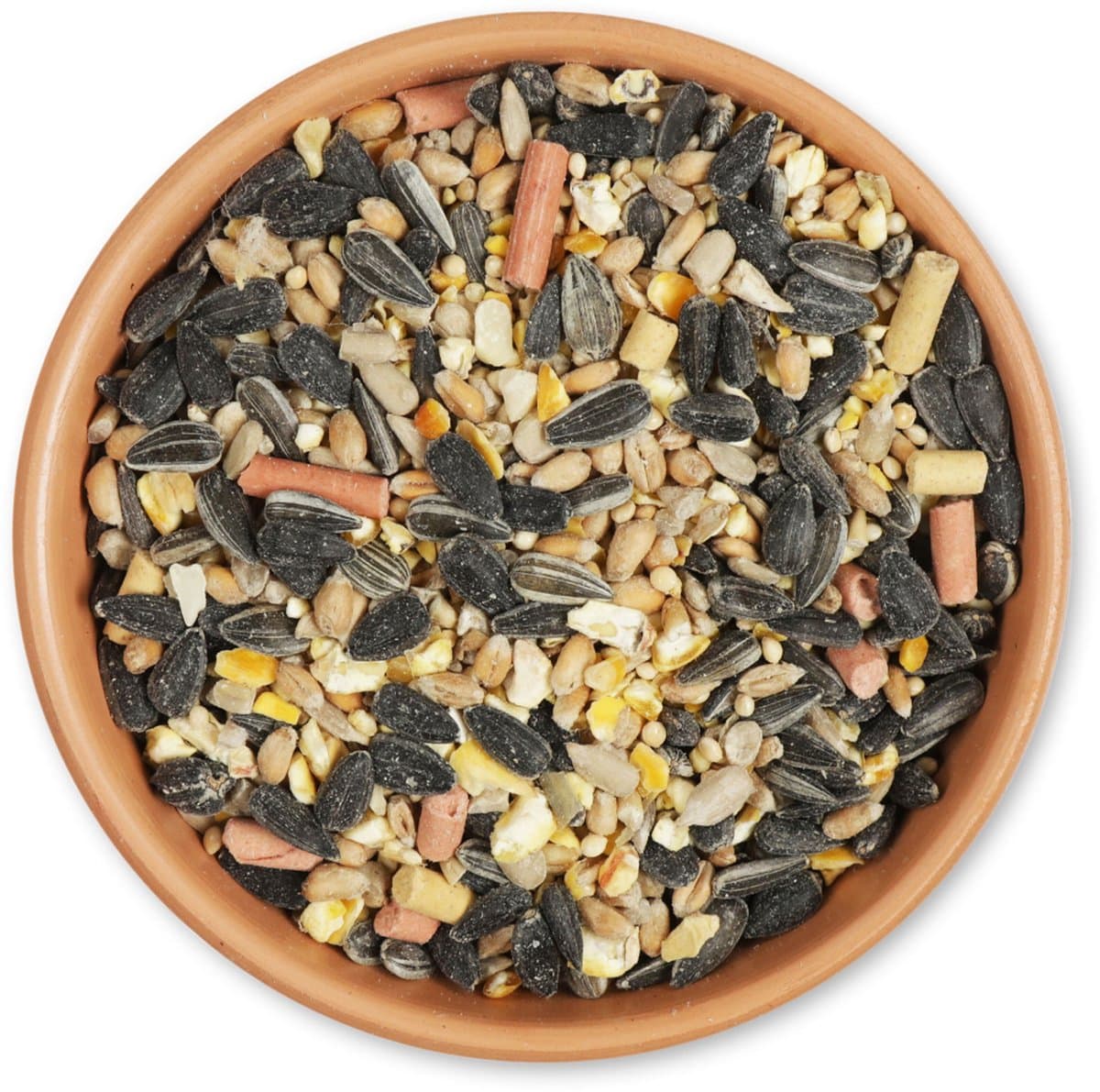 CJ Wildlife 2,5kg Premium Voedertafelmix - Met vet pellets - Vogelvoer voor Buitenvogels & Tuinvogels - Tuinvogelvoer voor Voedertafel - Rijk aan Eiwitten & Vrij van Zout