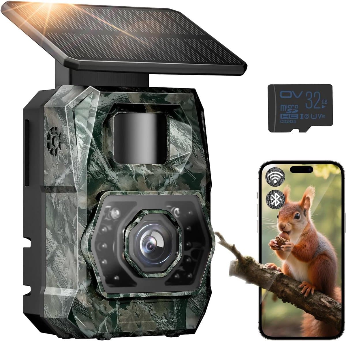 Draadloze Wildcamera met App Connectiviteit en Nachtzicht