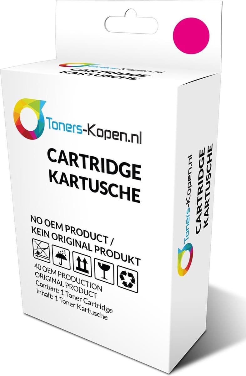 Epson 502XL Magenta Inktcartridge 14ml - Huismerk Compatible - 502XL compatible 502XL alternatief - XP-5100 XP-5105 XP-5115 WF-2800 WF-2860DWF WF-2865DWF - Epson inktcartridge Epson 502xl
