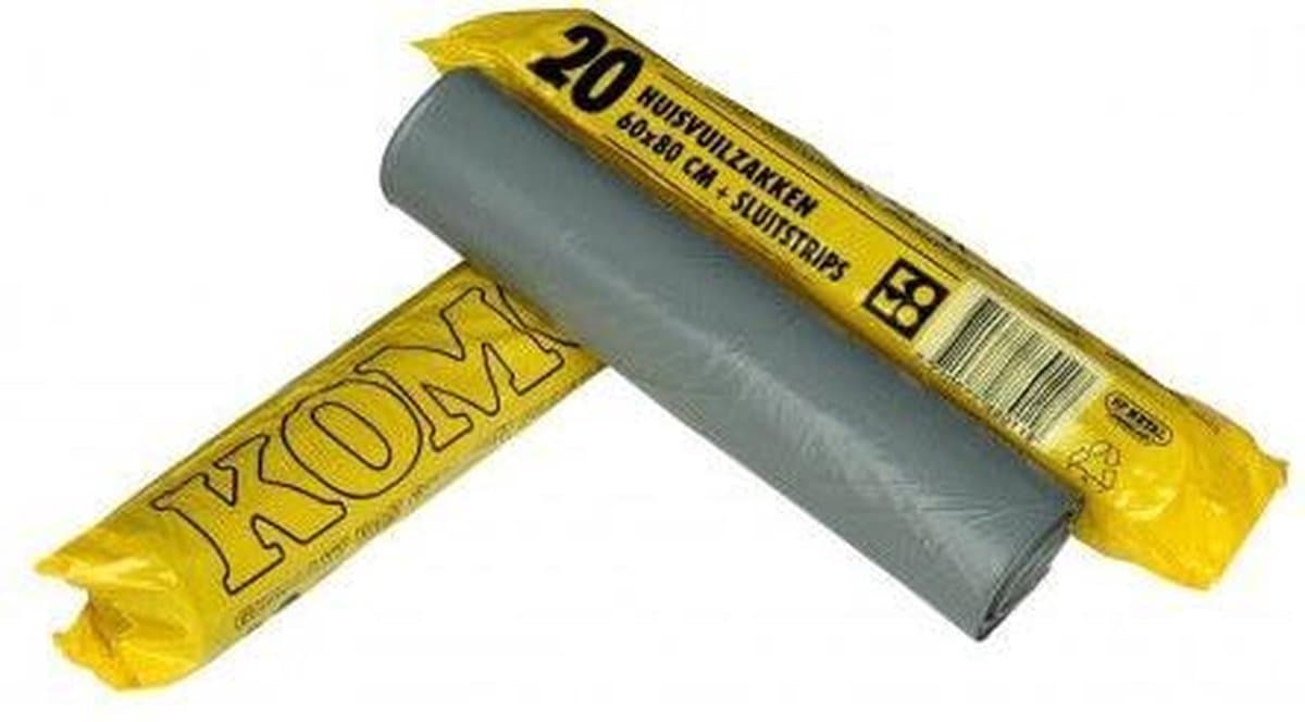 Afvalzak KOMO 60x80 cm (20 stuks op rol)