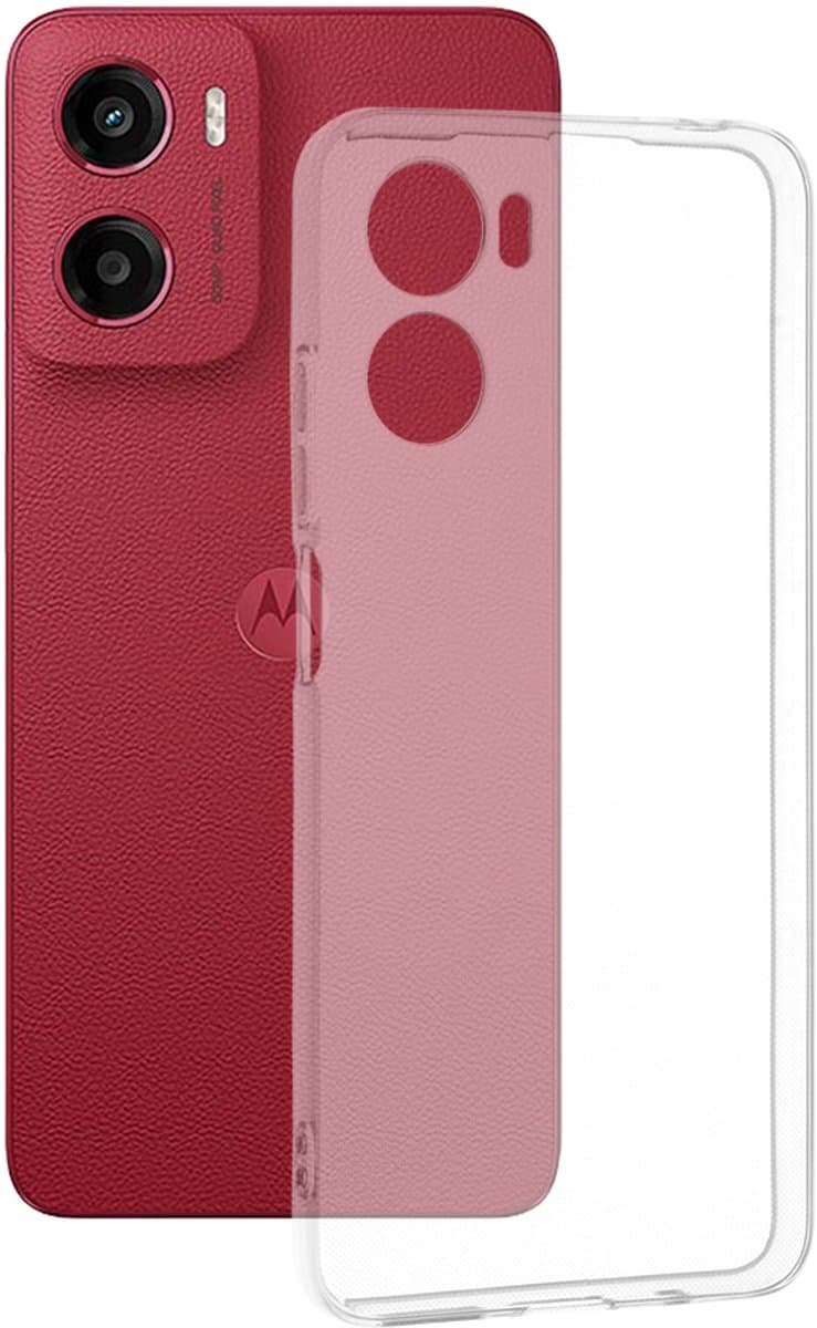 Hoesje geschikt voor Motorola Moto G05 / Moto E15 - Techsuit Clear Silicone Back Cover - Transparant