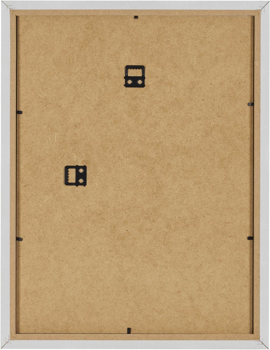 Fotolijst 75x98 cm - MDF - Zilver Glanzend Vintage - Benno
