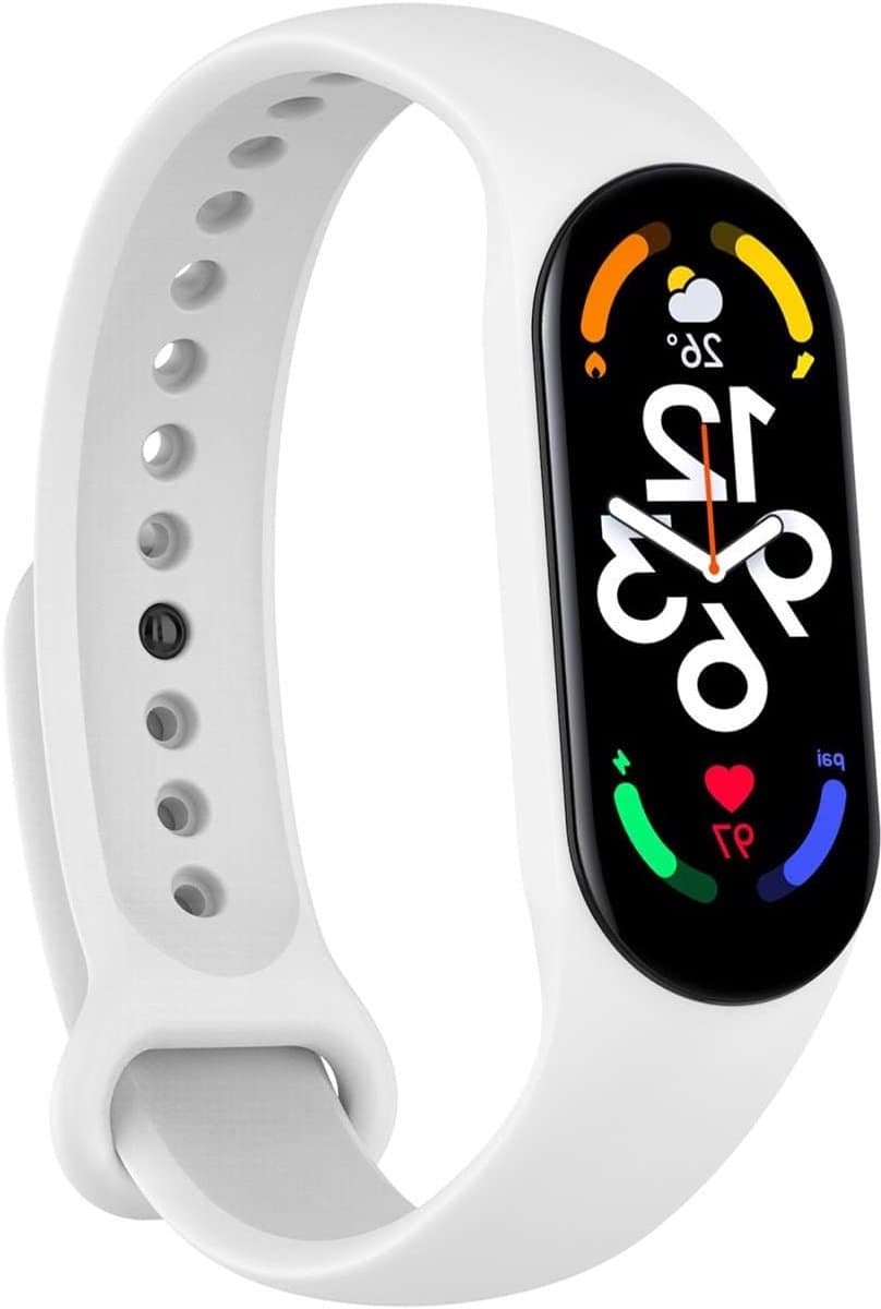 Silicone Vervangband voor Mi Band 7, Comfortabele Polsband, Geschikt voor Fitness Tracker en Sportactiviteiten