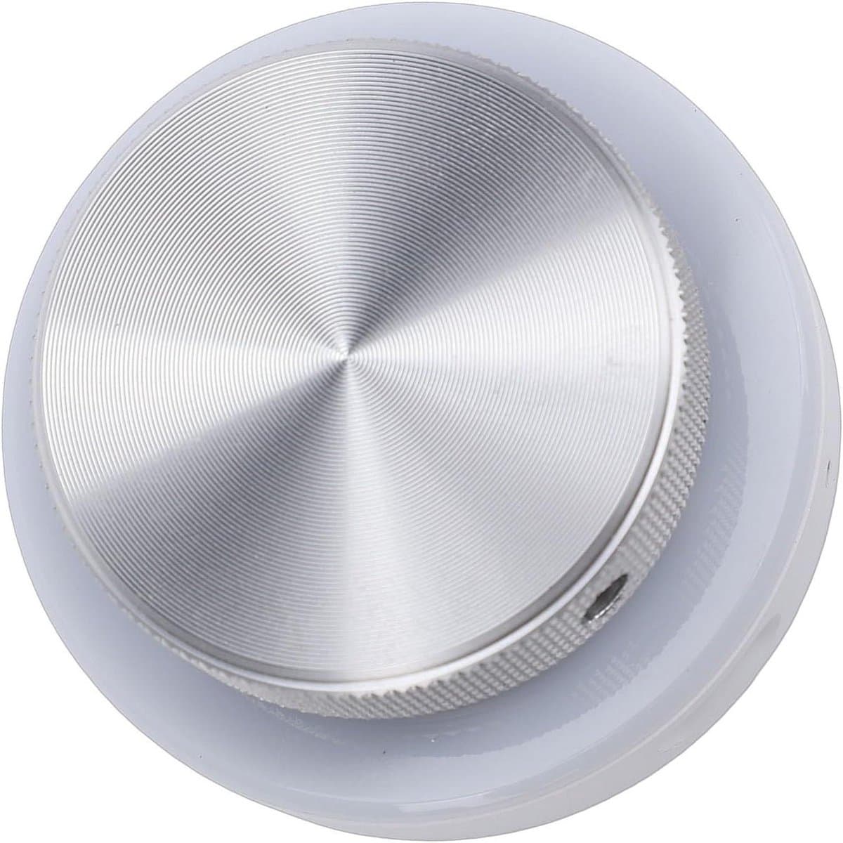 USB Volumeregelaar - Multimediaknop Controller - Audio Instellen - Aanpasbare RGB Verlichting - 50 mm Diameter - Wit