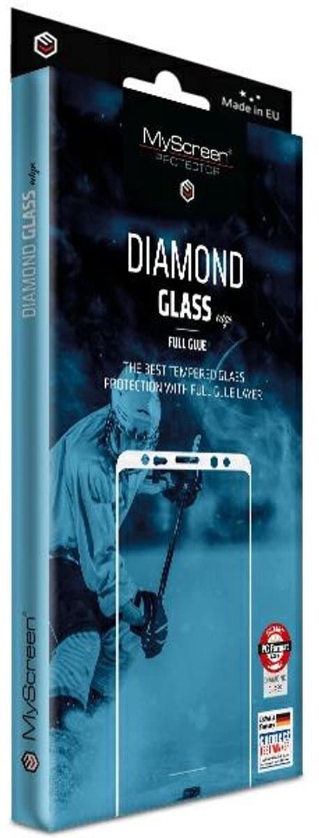MyScreen Protector MS Diamond Glass Edge FG - Gehard Glas Protector - Oppo A54s - Zwart - Full Glue