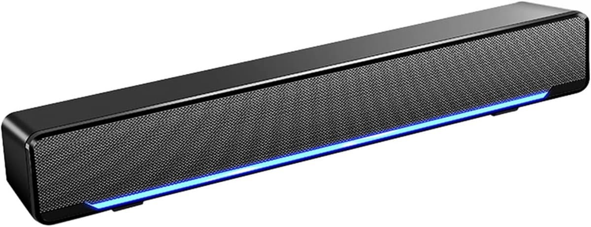 Mini Luidspreker - Stereo Subwoofer - Muziek Luisteren - Dubbele Speaker - 32 cm Lang - Zwart