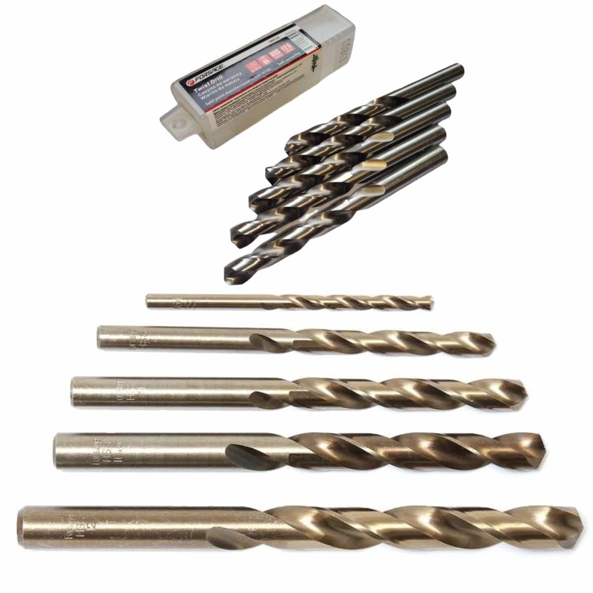 Forsage F-DSP1564 - Metaalboor Set - HSS Staal - 6 mm - 10 Stuks