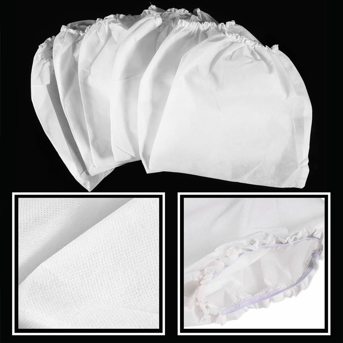 Dailygoods - Dailygoody - Stofzuigerzakken voor Nagelkunst - Reservezakken - Lekbescherming - 10 Stuks - Non-Woven Vlies - Voor Nagels - Professionele Tools