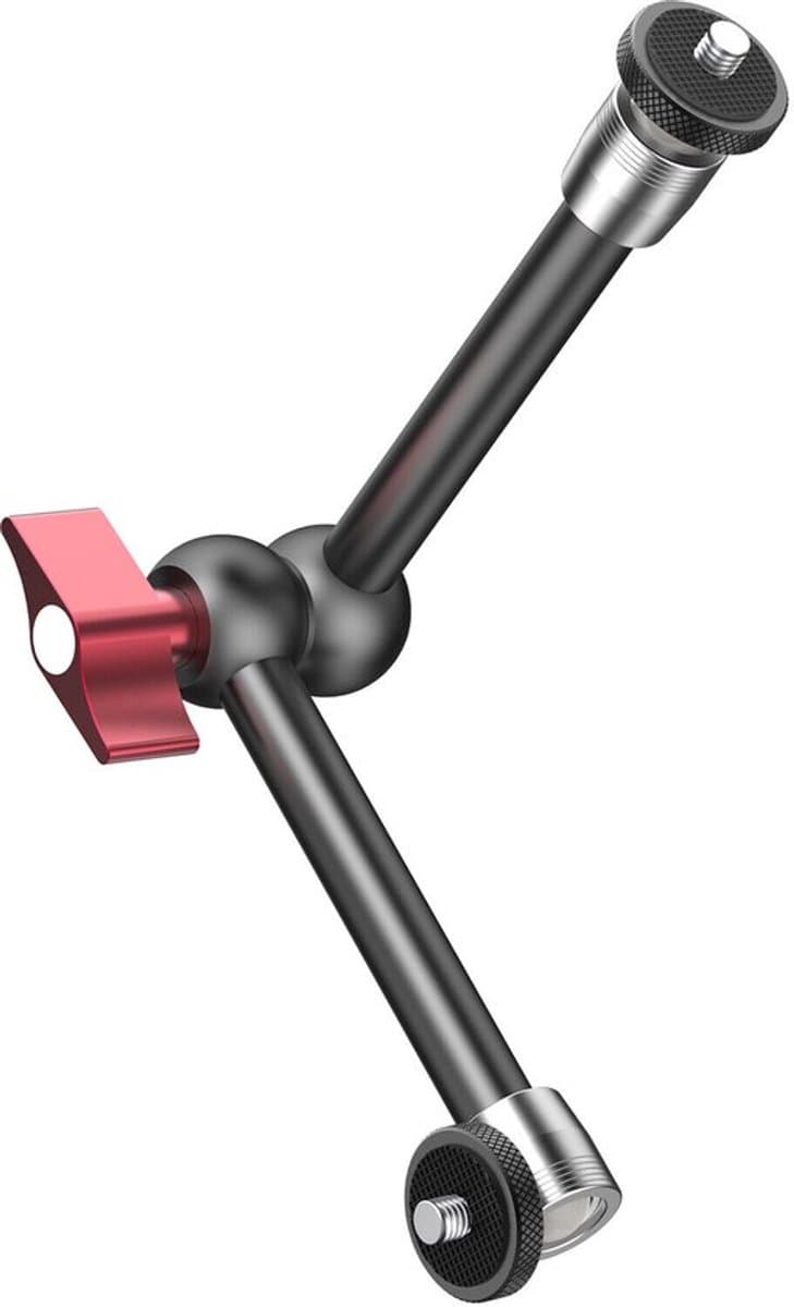 Geschikt voor 11" 360° Rotatie 1/4" Schroef Kogelkop Magic Arm Geschikt voor GoPro DJI Monitor Light etc.