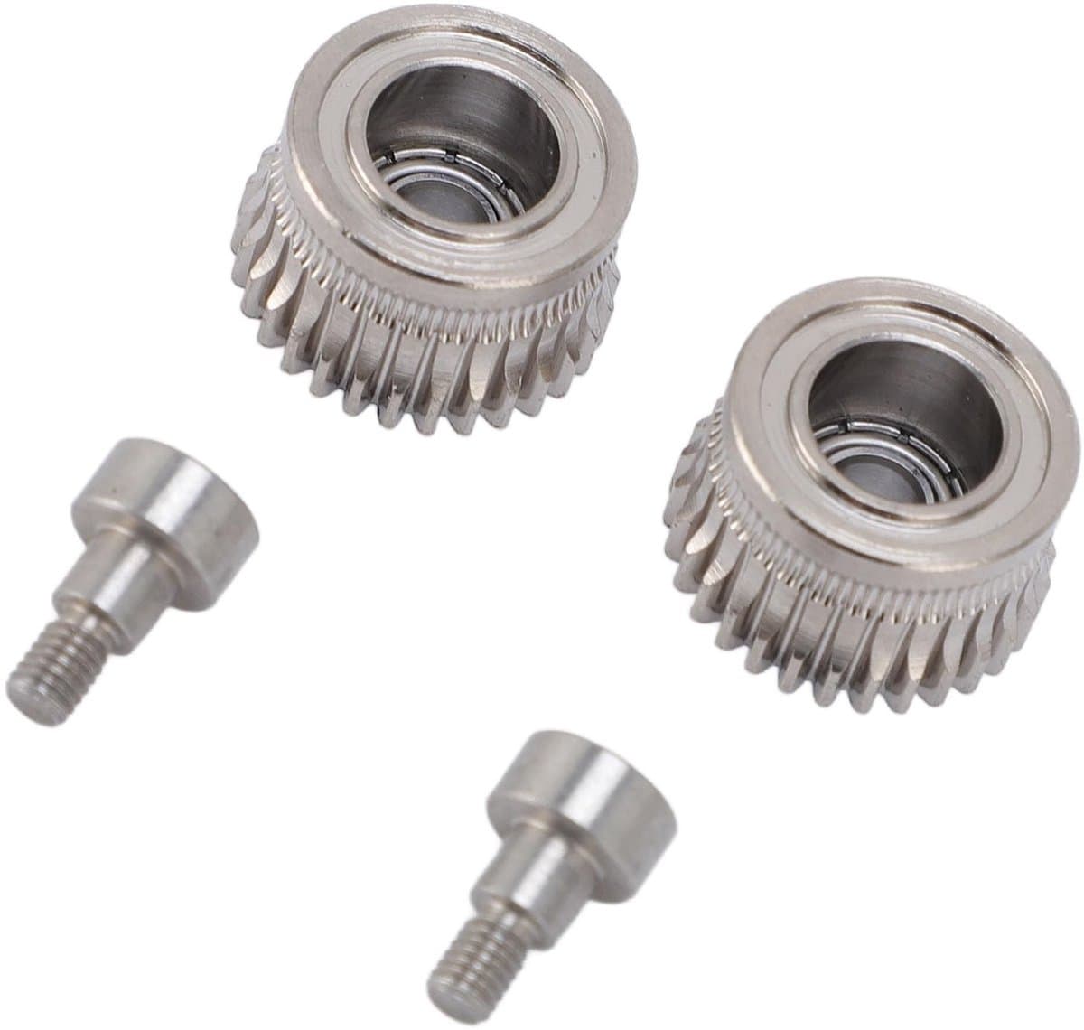 Dailygoods- Extruder Gear Set - 2 Stuks - Gehard Staal - Nano Coating - Verbeterde Printprestaties - Roestbestendig - Soepel Gebruik - 3D-printer Tandwielen