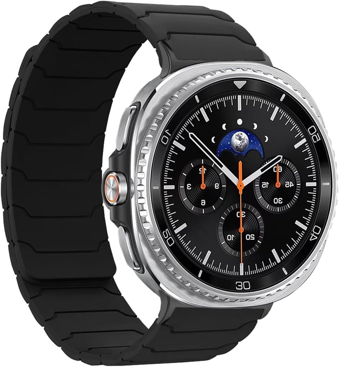 Compatibele Armband voor Samsung Galaxy Watch 8 en 8 Classic - Sterke Magnetische Siliconen Vervangband voor Dames en Heren, Ideaal voor Sport en Dagelijks Gebruik