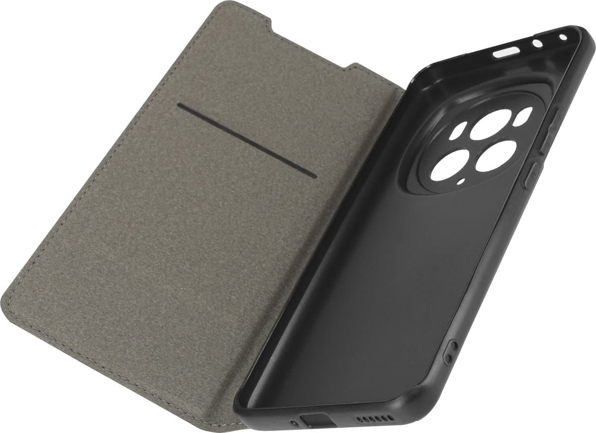 Bigben Connected, Hoesje geschikt voor Honor Magic6 Pro - Folio Wallet met Standaard, Zwart