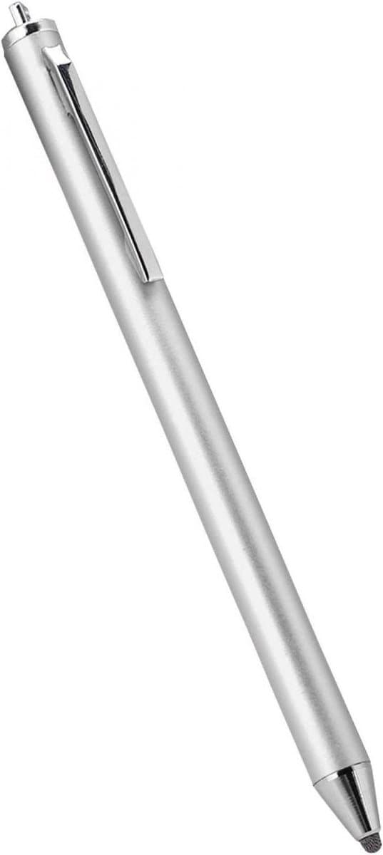 Aluminiumlegering precisie aanraakpen voor capacitieve schermen - Universele vervangingstips - Zilverkleurig