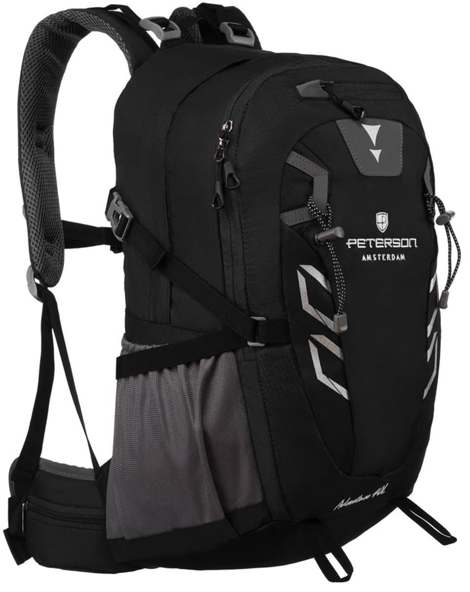 Peterson Adventure Serie - Trekkingrugzak - Zwart - Met Regenhoes