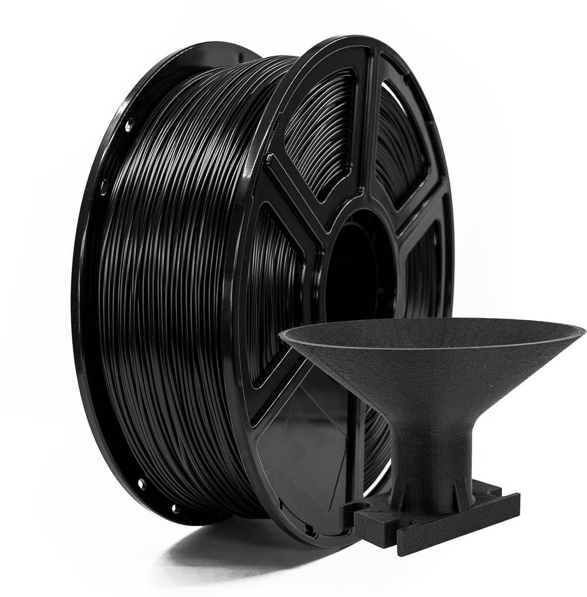 1.75 mm ASA Filament voor 3D Printers - 1 kg Spoel - Nauwkeurigheid +/- 0.03 mm - Geurloos en Rookvrij (Zwart)