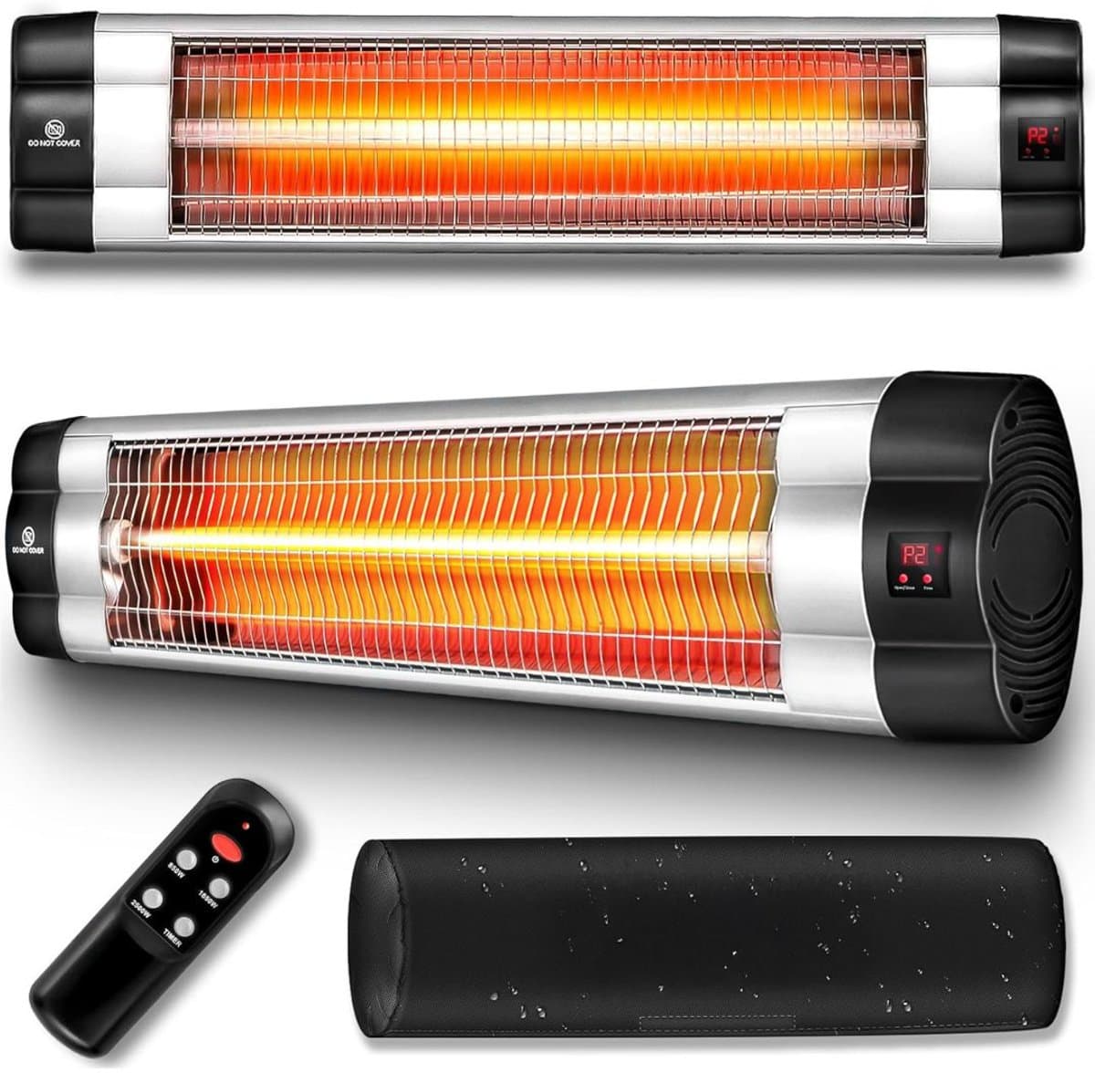 mavoa® Terras Verwarmer - Terrasverwarmer elektrisch - Terrasheater - 57x18x18cm - 2500w