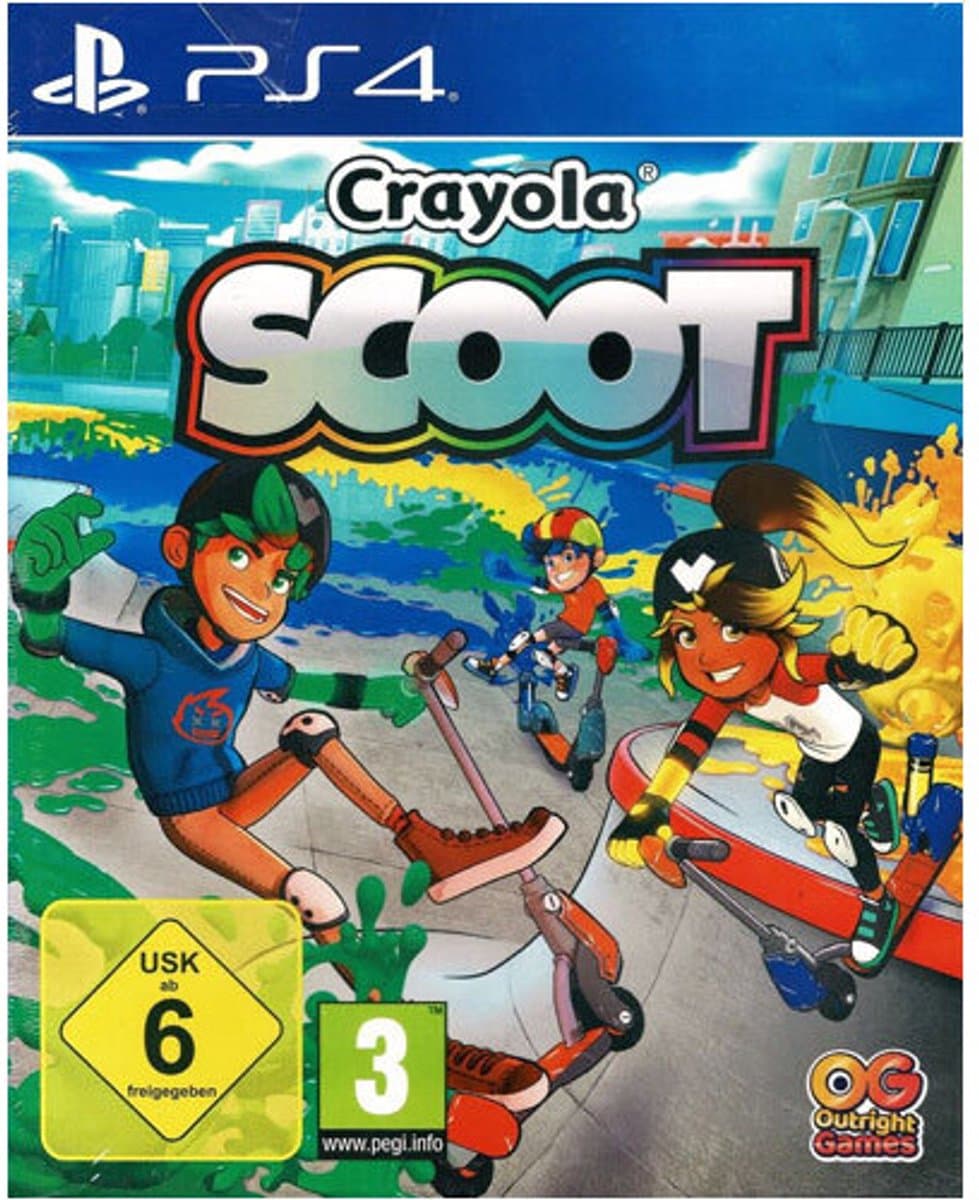 Crayola Scoot-Duits (PlayStation 4) Nieuw
