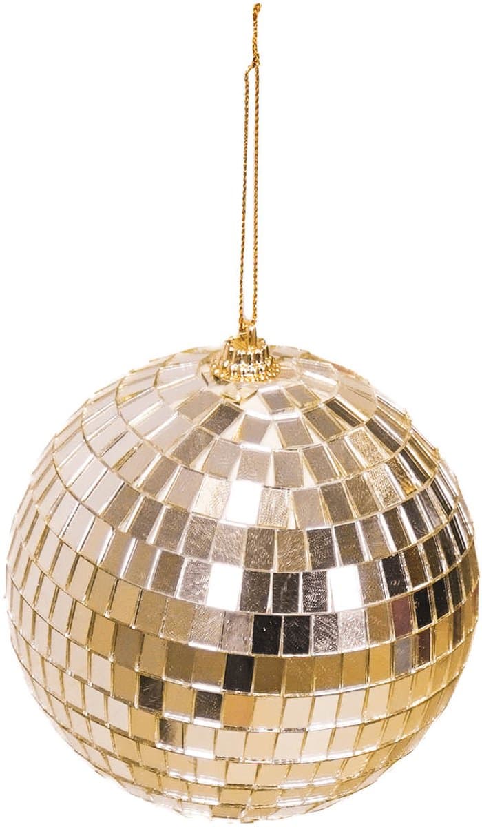 Housevitamin Kerstversiering - Kersthanger - Discobal - Foam - Goud - 15x15x15cm