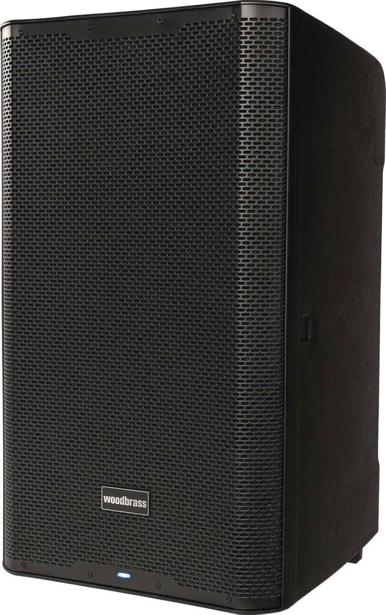 Actieve 15 inch luidspreker met Bluetooth, versterkt geluid, 125 dB, robuust en draagbaar voor DJ's en evenementen