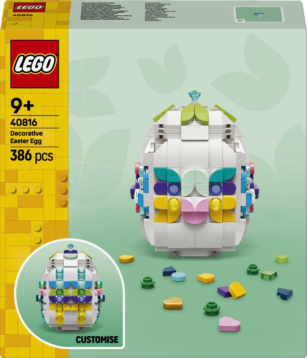 LEGO Iconic 40816 Paasei versieren