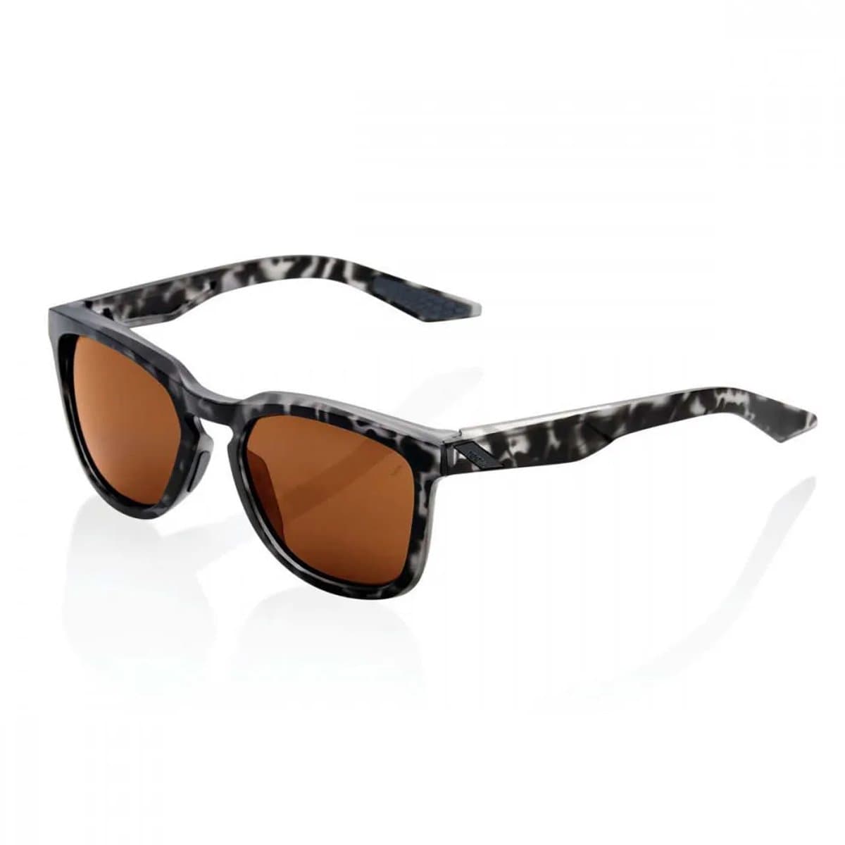 100% Hudson Matte Black Havana/Bronze Lens - 61028-259-73