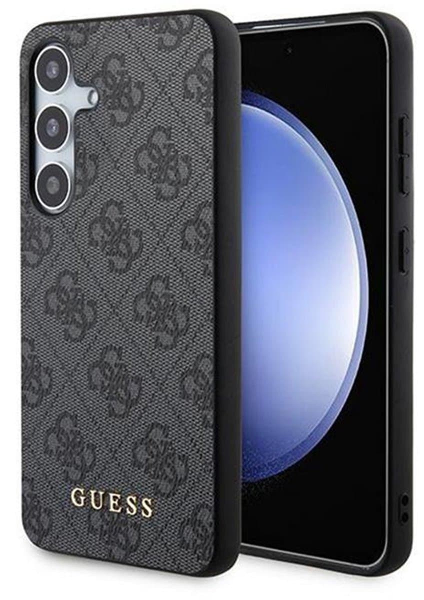 Guess 4G Back Case - Geschikt voor Samsung Galaxy S24 (S921) - Grijs