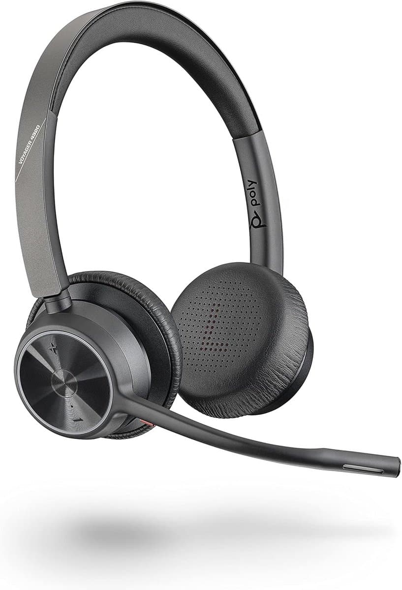 Draadloze USB-A Headset met Noise Cancelling voor Zakelijk Gebruik