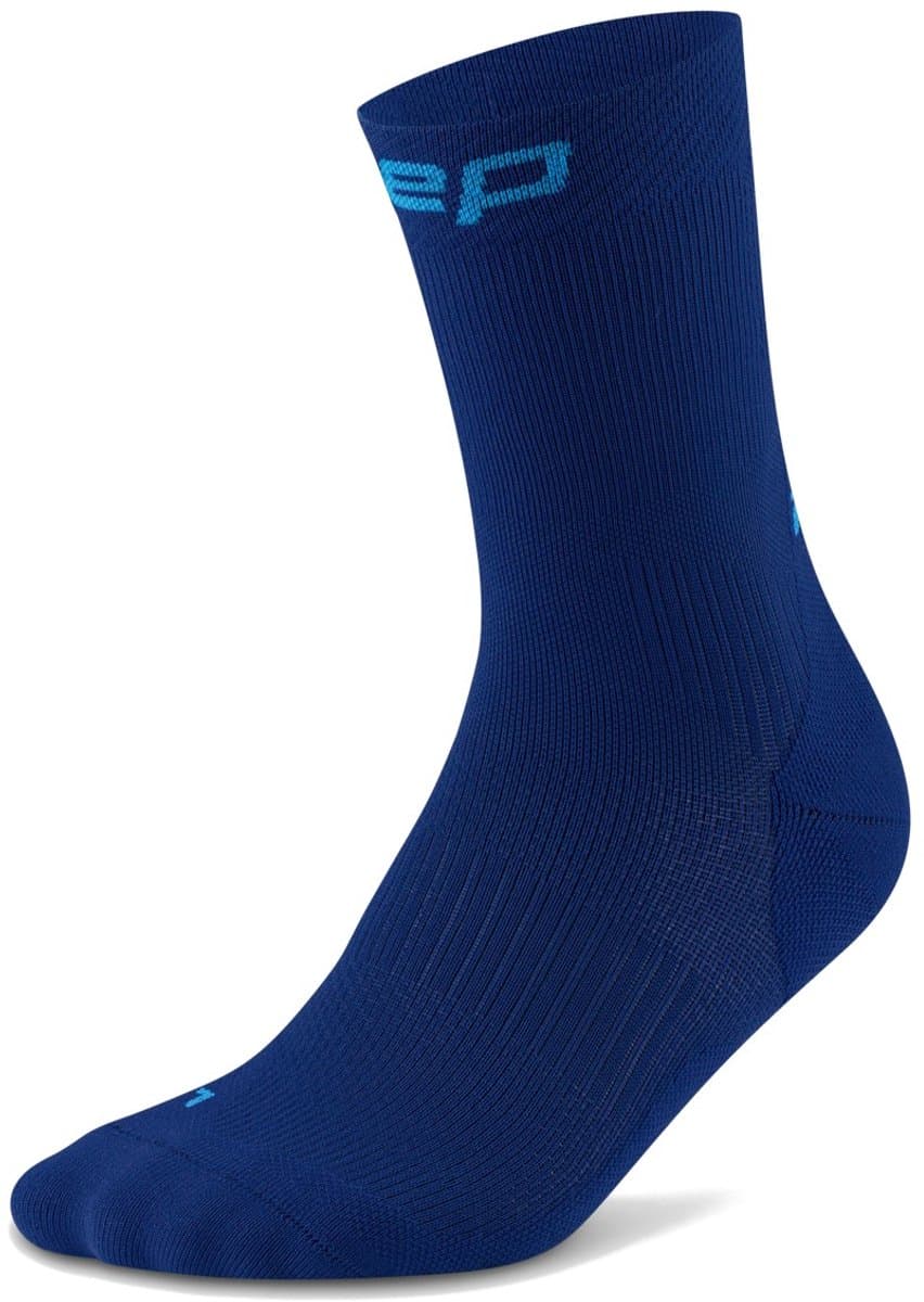 CEP Run Mid-Cut Compressie Sokken - Donkerblauw - Dames (34-37)