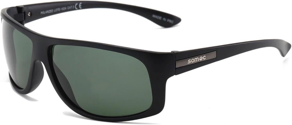 SOMOC gepolariseerde zonnebril voor heren en dames, 100% UV400-bescherming voor autorijden en vissen, modieuze zonnebril SP-6107