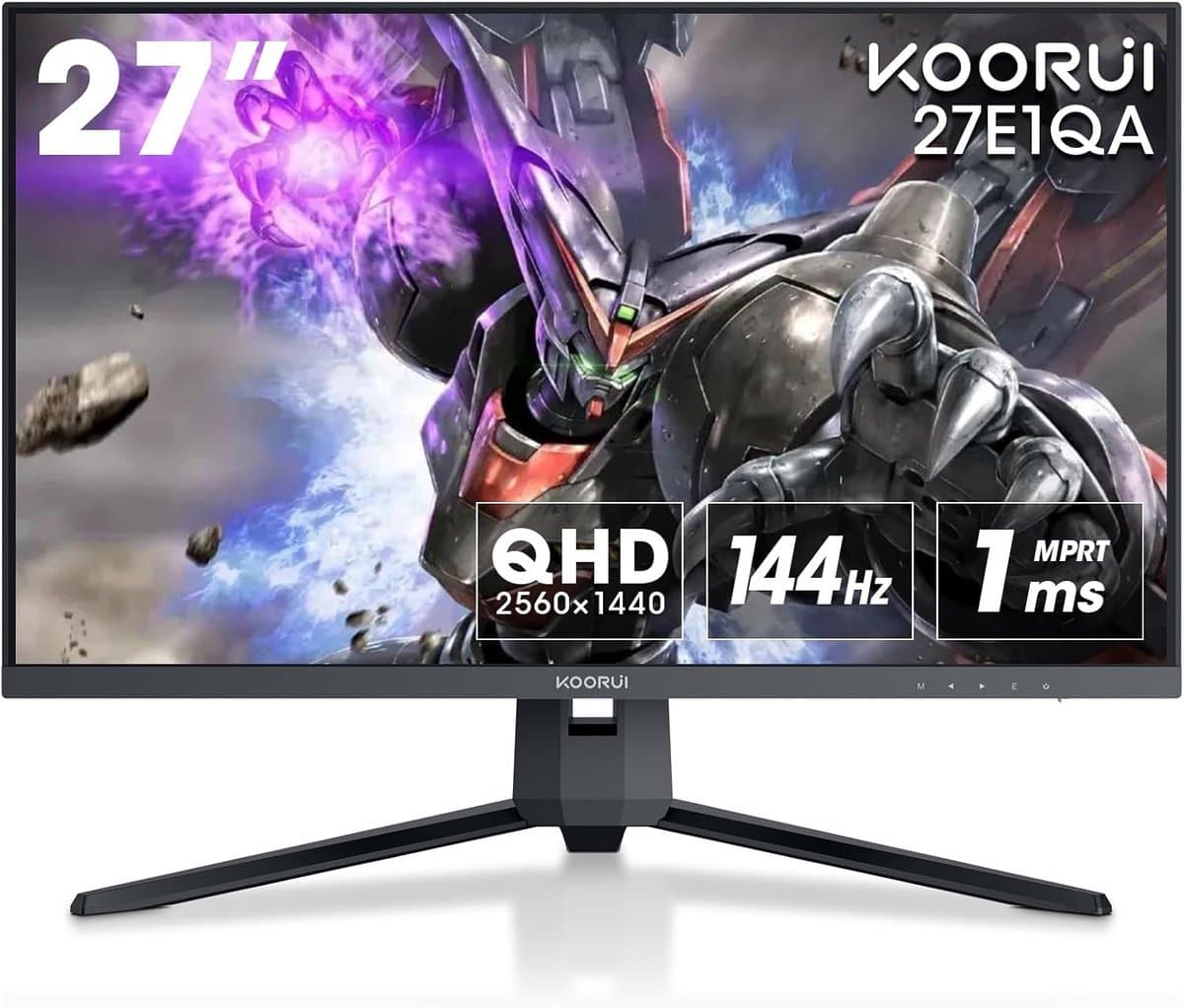 27 Inch QHD Gaming Monitor 144 Hz met DCI-P3 Kleurruimte en FreeSync