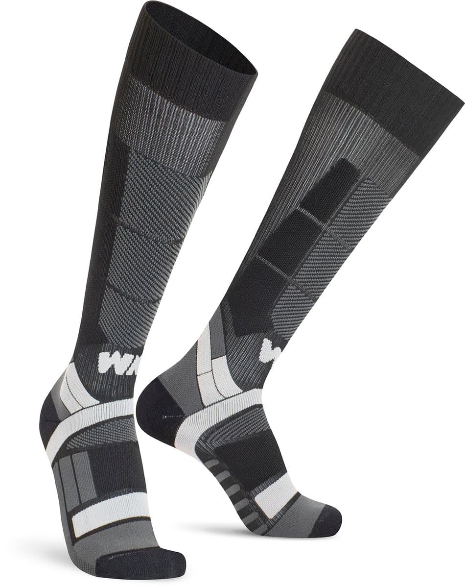 Worik - 2-Pack - Thermo Kniekousen - Smart Flow - Heren / Dames - antraciet - 40-43 - UPTK