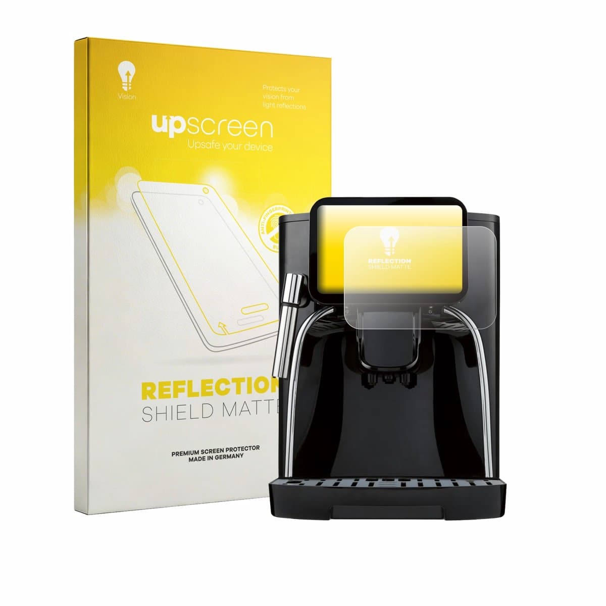 upscreen - Screenprotector voor SilverCrest SKVA 1450 A2 - Folie Beschermfolie anti glare matte