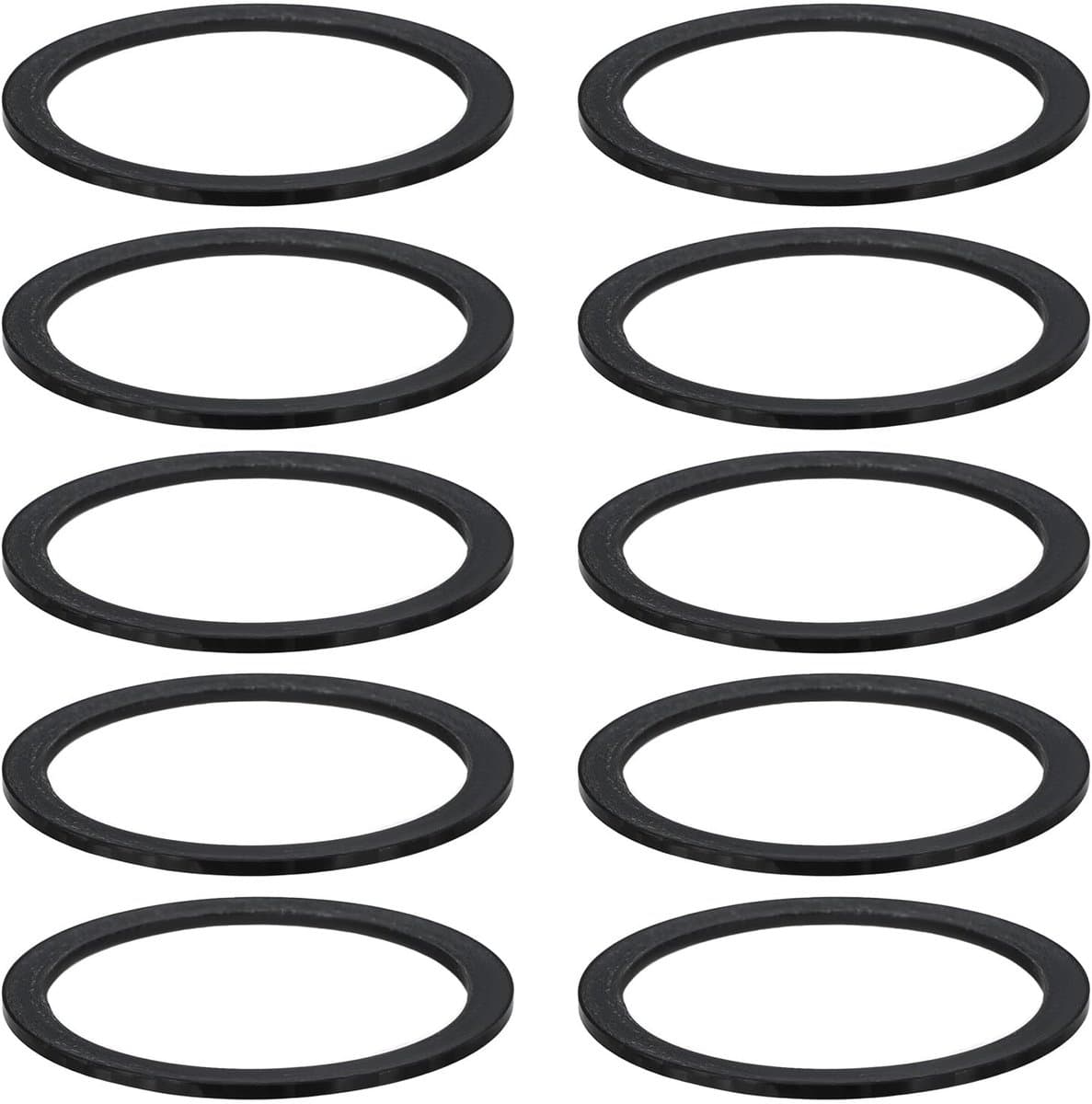 Dailygoods- Fiets Vork Set 10 Stuks - Koolstofvezel - Lichtgewicht - Hoge Sterkte - Geschikt voor 1/8 Inch Stuur - Duurzaam - Headset