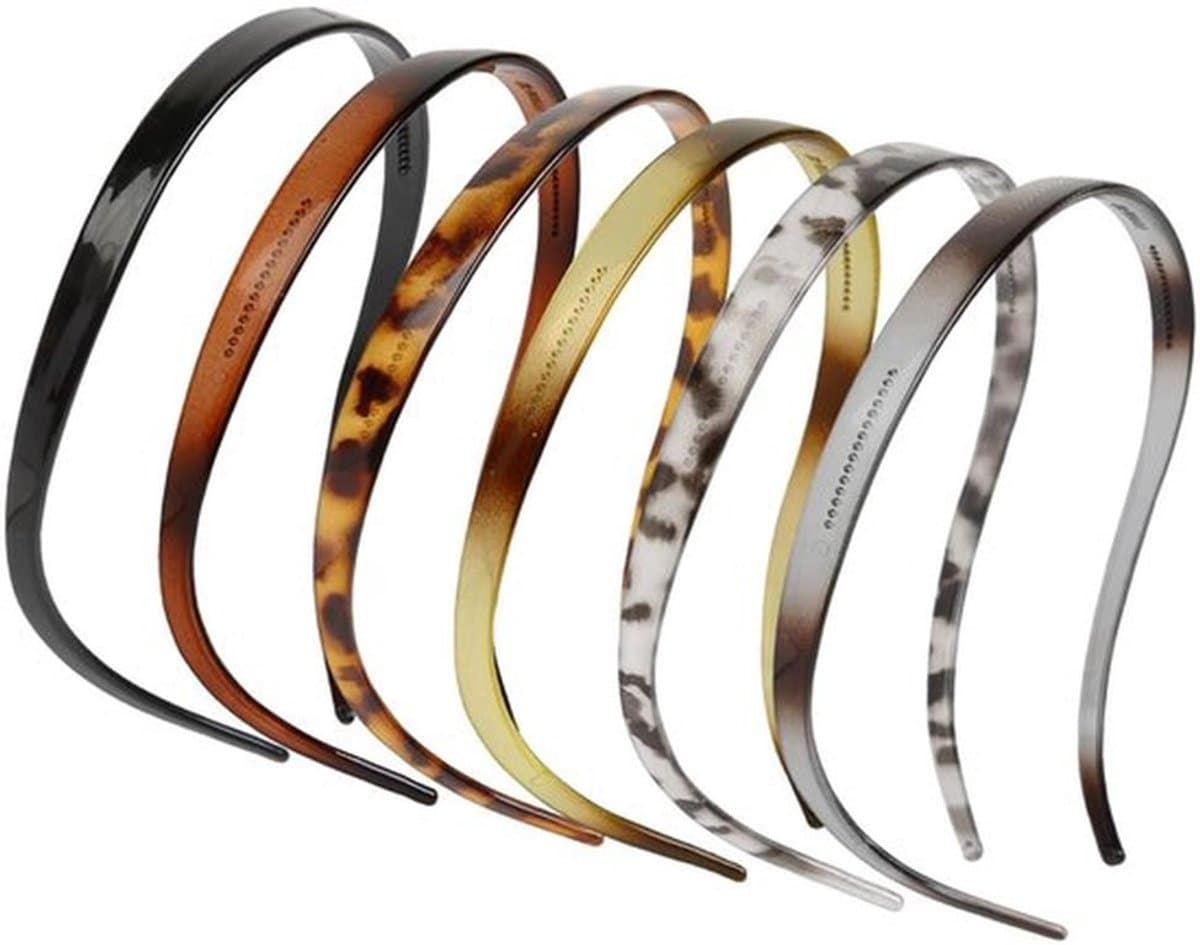 - Zonnebril Haarband - Non-slip Haarband - Matte Afwerking - 6 Stuks - Ideaal voor Brillendragers - Retro Stijl