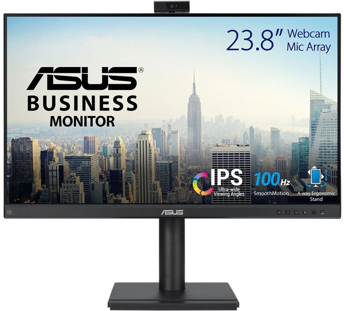 ASUS BE249QFK monitor 60,5 cm (23,8") 1920 x 1080 pixels Full HD LCD zwart
