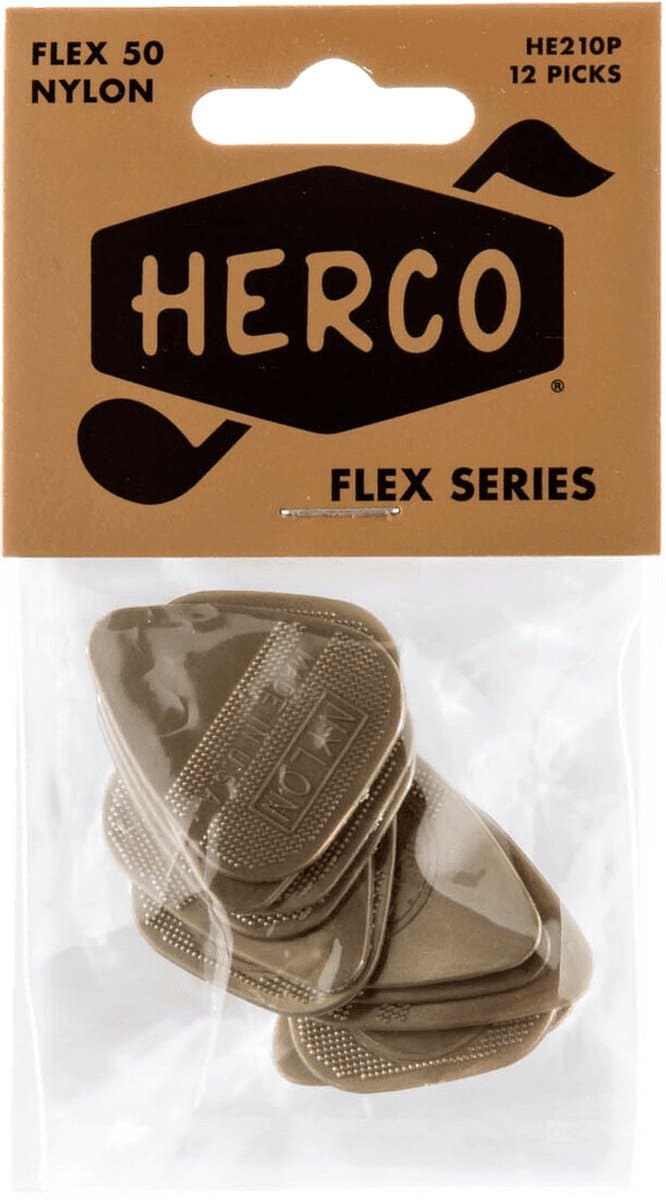 Herco - Flex 50 - plectrum - 0.73 mm - 12-pack