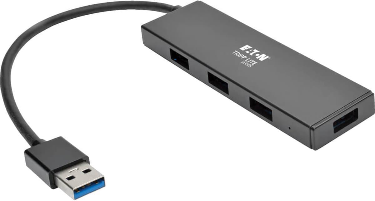 Tripp-Lite U360-004-SLIM 4-Port Ultra-Slim Portable USB 3.0 SuperSpeed Hub TrippLite