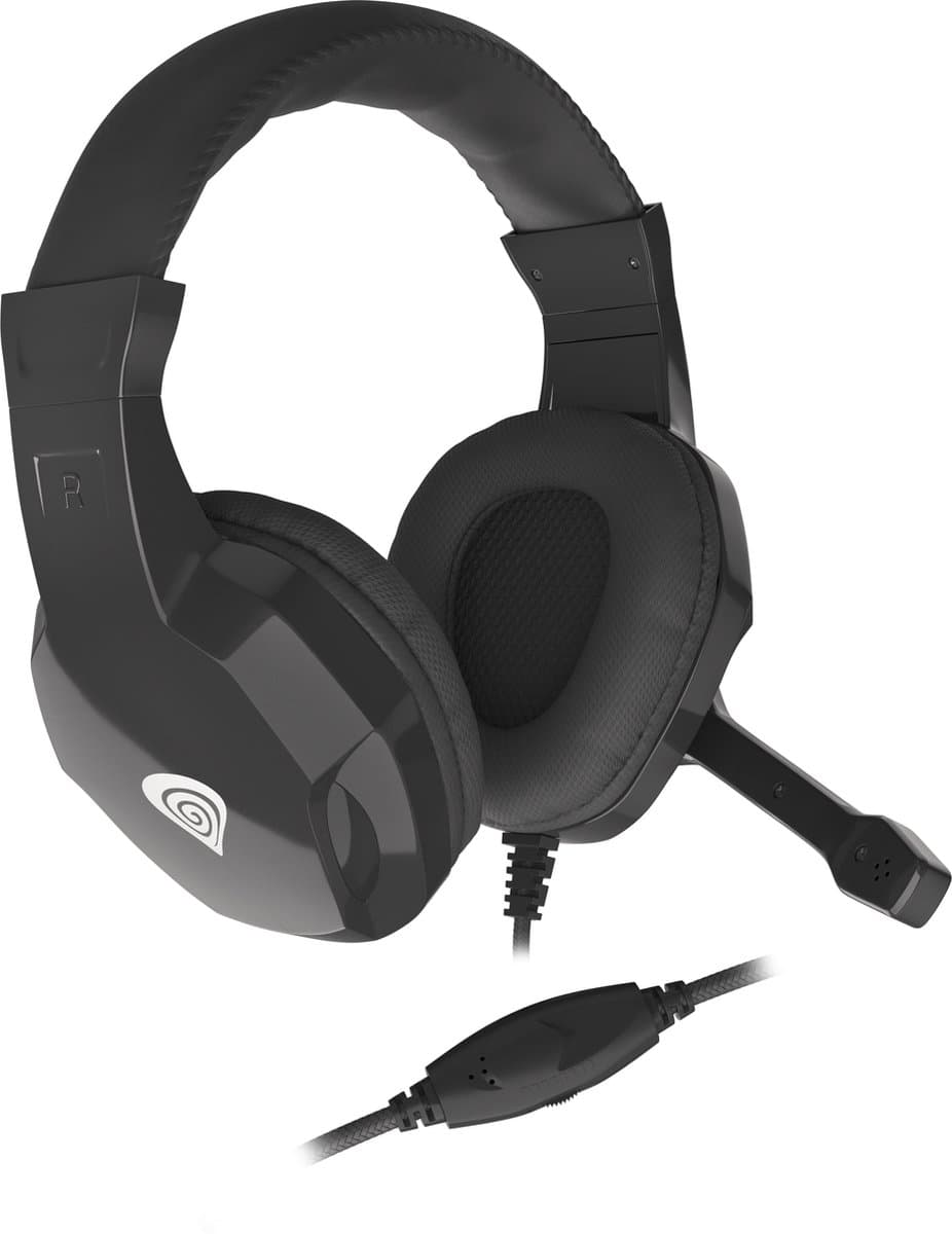Genesis - NSG-1434 ARGON 100 - Gaming headset - Microfoon - Zwart - 3,5 mm