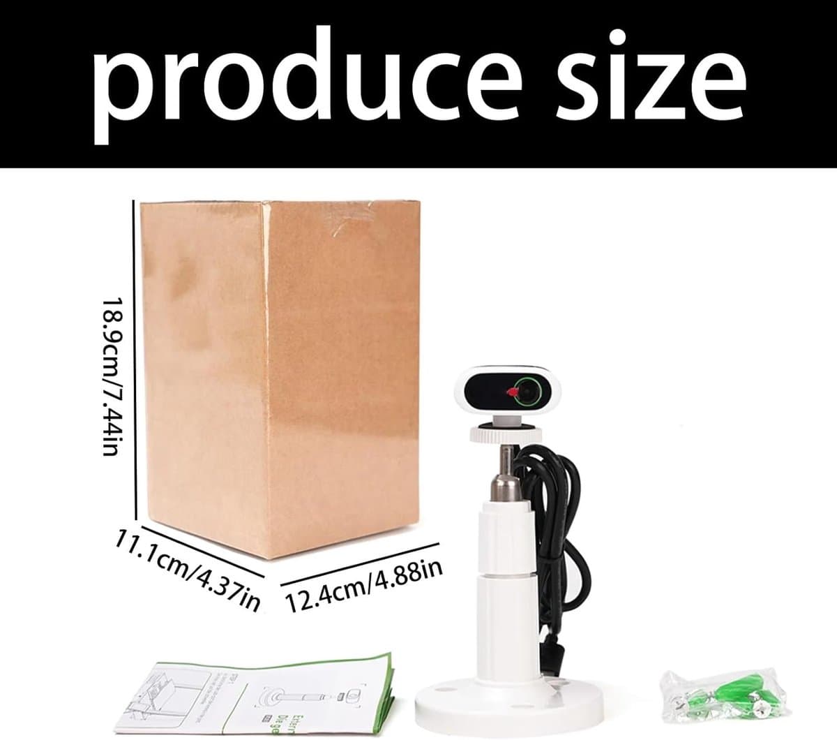 Printer Cameramodule - Wifi Camera - Printen Monitoren - Hoge Resolutie Streaming - 18.9 cm - Wit