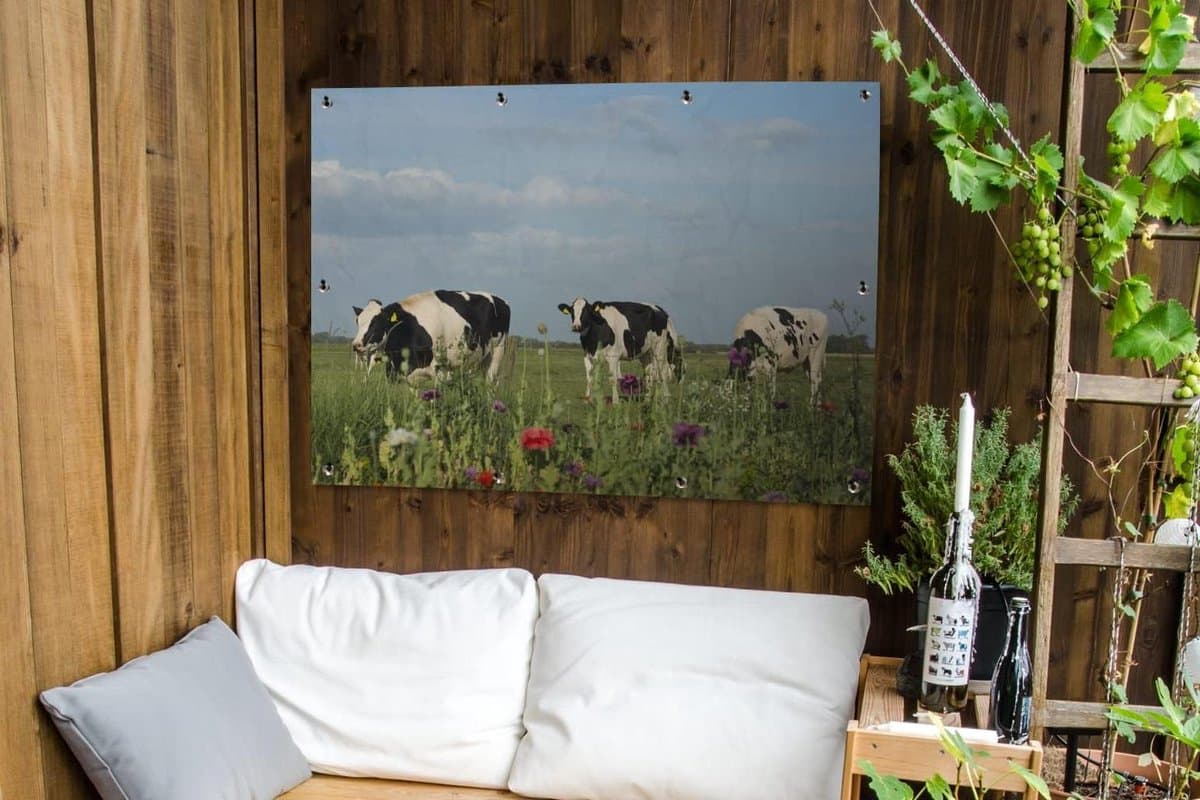 Tuinposter - Tuindoek Buiten - Tuin Decoratie - UV Bestendig Zeil - 120x90 cm - Veelkleurig