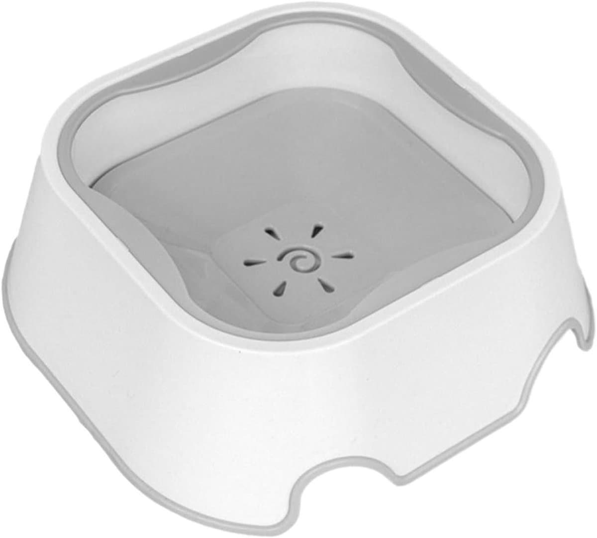 Kattenfontein - Drinkbak voor katten - Stimuleert drinken - Interactief water plateau - 22.5x22.5x8 cm - Wit