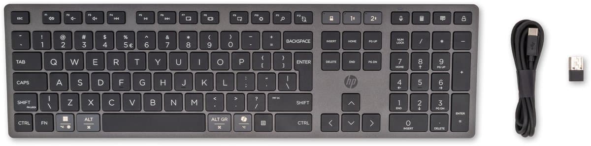HP 720 Dual-Mode Draadloos Toetsenbord QWERTY