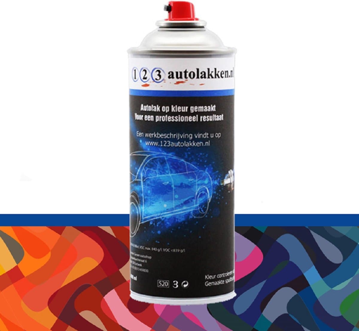 Spuitbus Autolak CHRYSLER Kleurcode PB5 - ELECTRIC BLUE-MET. - 400ml