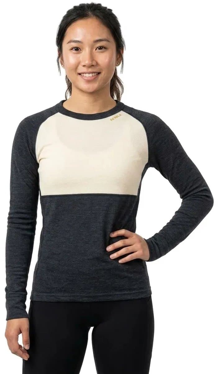 Devold Of Norway Expedition Merino Silk T-shirt Met Lange Mouwen Zwart XS Vrouw
